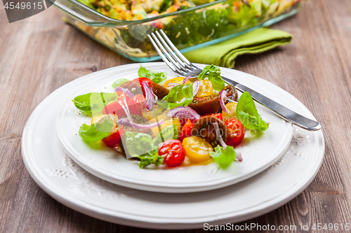 Image of Tomato salad with fresh onion