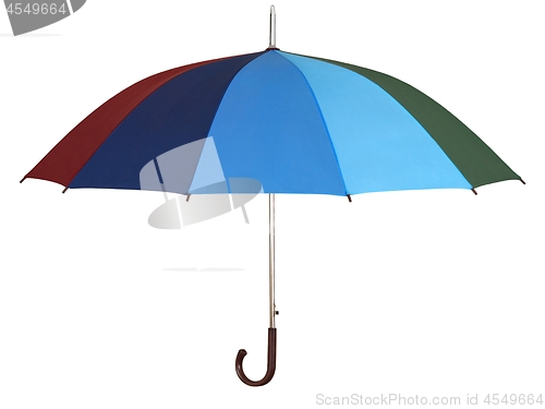 Image of Rainbow umbrella on white