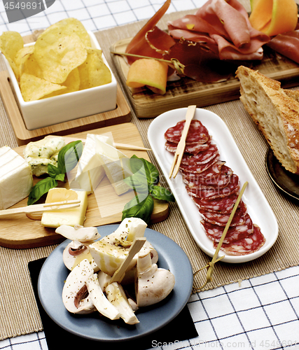 Image of Cold Cuts and Delicious Snacks