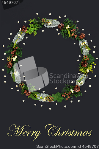 Image of Merry Christmas Wreath