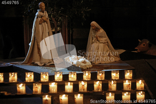 Image of Nativity Scene Notre Dame