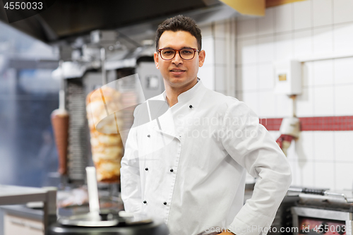 Image of chef at kebab shop