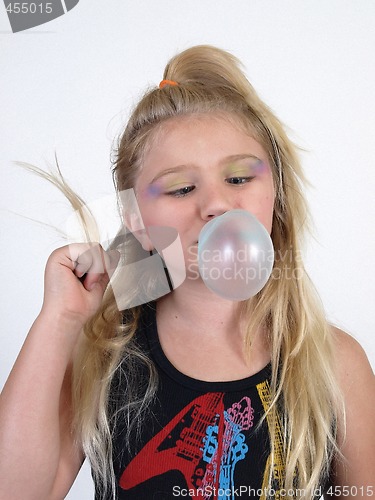 Image of Blowing a Bubble