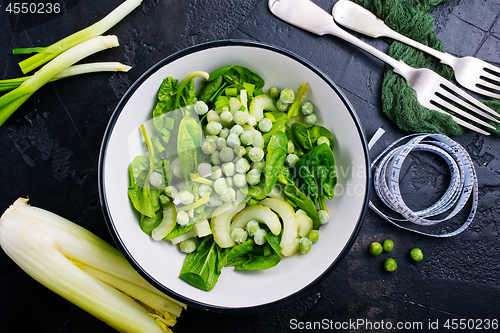 Image of ingredients for salad