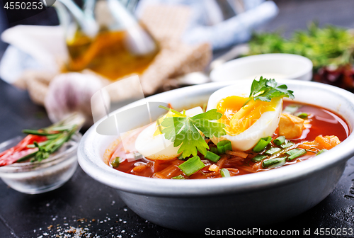 Image of beet soup