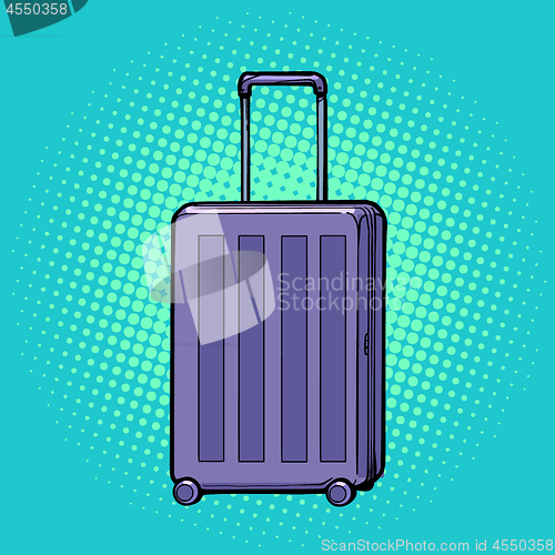 Image of Travelling suitcase on wheels