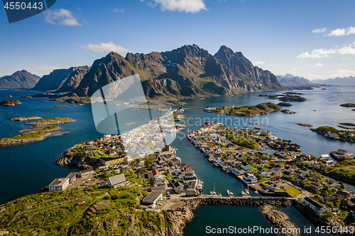 Image of Lofoten is an archipelago in the county of Nordland, Norway.