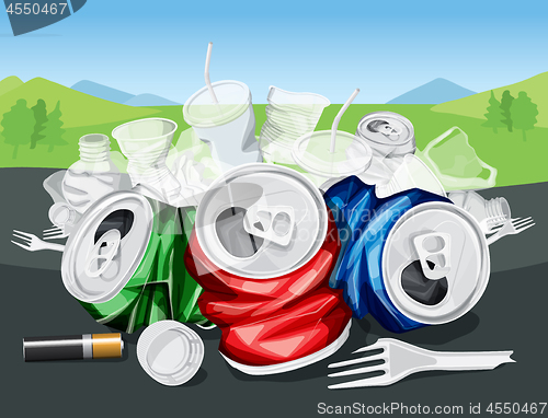 Image of  Environment Pollution Illustration