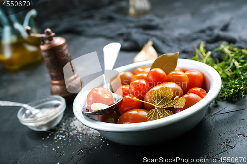 Image of  pickled tomatoes