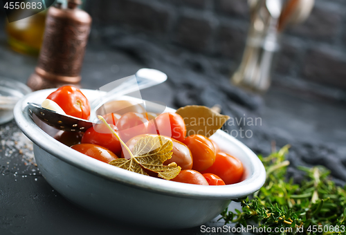 Image of  pickled tomatoes