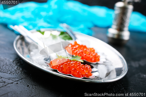 Image of salmon caviar