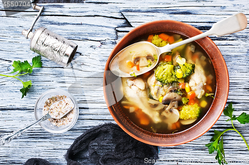 Image of fresh soup