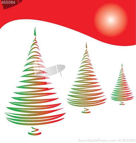 Image of Stylized Christmas tree