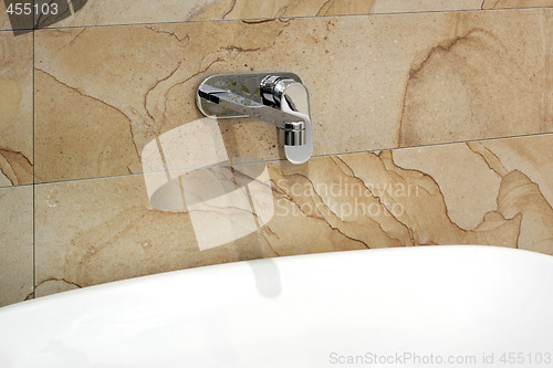 Image of Marble sink detail