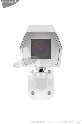 Image of Surveillance camera isolated on white