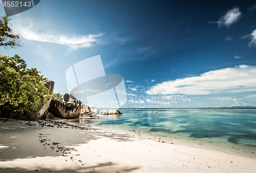 Image of Praslin beach Seychelles