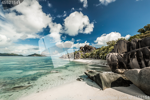 Image of Praslin beach Seychelles