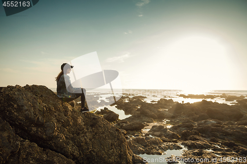 Image of Alone in the beach