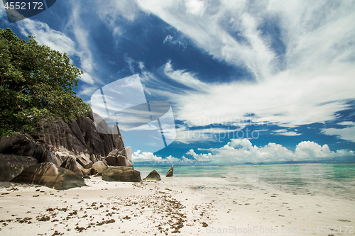 Image of Praslin beach Seychelles