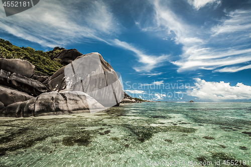 Image of Praslin beach Seychelles