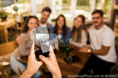 Image of Friends taking photos 