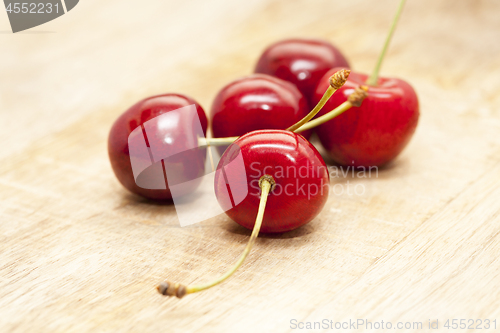 Image of red cherry closeup