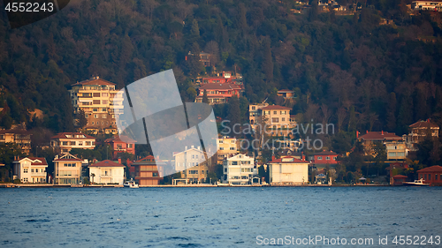 Image of Uskudar coast Istanbul. Asian coast of Istanbul