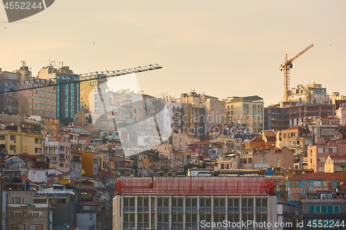 Image of Istanbul the capital of Turkey, eastern tourist city.