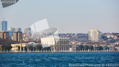 Image of The Dolmabahce Palace served as the main administrative center of the Ottoman Empire from 1856 to 1887 and 1909 to 1922.