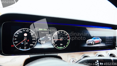 Image of Luxury car dashboard