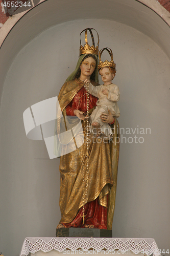 Image of Blessed Virgin Mary with baby Jesus