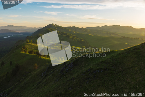 Image of Beauty dawn in the mountains