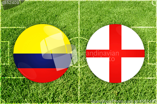 Image of Colombia vs England football match