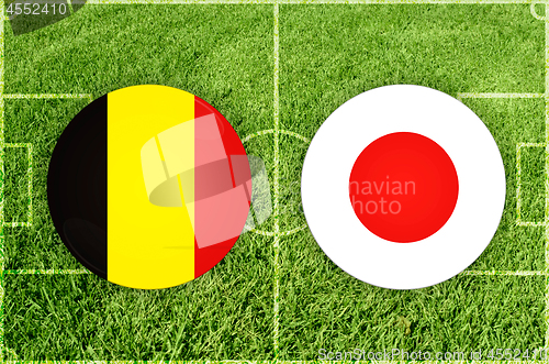 Image of Belgium vs Japan football match