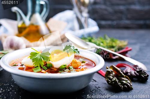 Image of beet soup