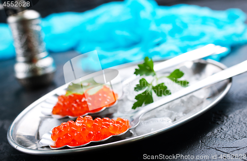Image of salmon caviar