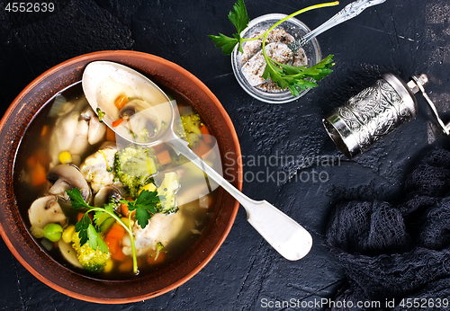 Image of fresh soup