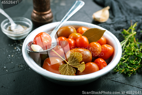 Image of  pickled tomatoes