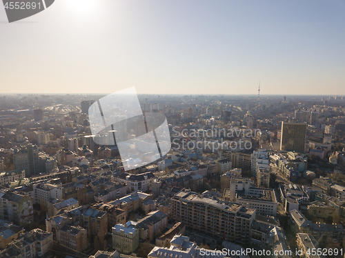 Image of Beautiful area of kiev city center at suny time in Kiev, Ukraine.