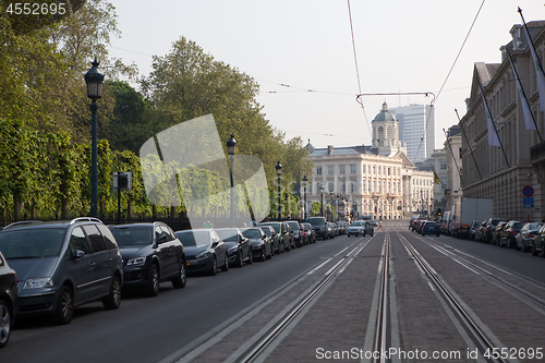 Image of Traffic in the Brussel streets