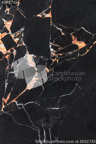 Image of Black marble natural pattern for background