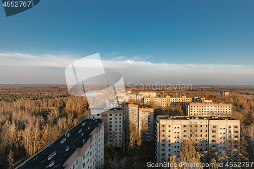 Image of Abandoned Cityscape in Pripyat, Chernobyl Exclusion Zone 2019