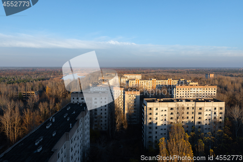 Image of Abandoned Cityscape in Pripyat, Chernobyl Exclusion Zone 2019