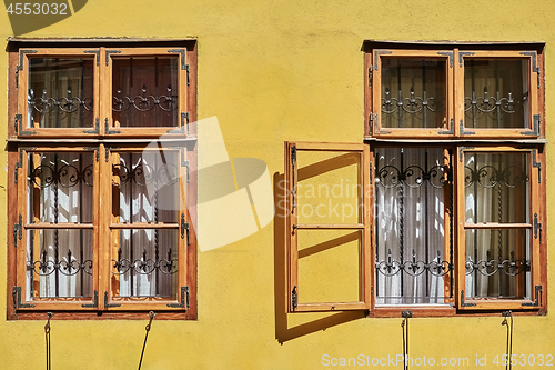 Image of Windows of Medieval House