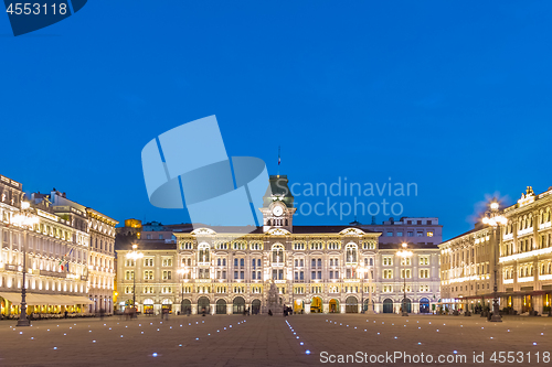 Image of City Hall, Palazzo del Municipio, Trieste, Italy.