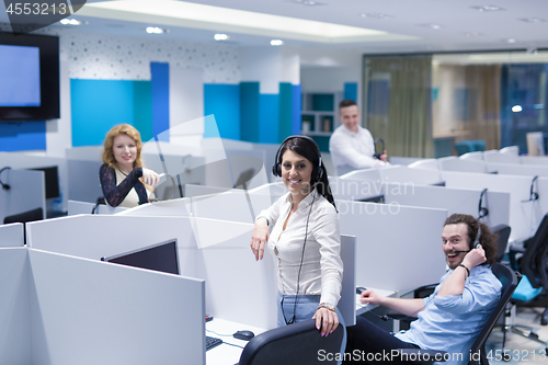 Image of Call center operators