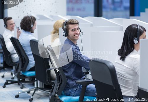 Image of Call center operators