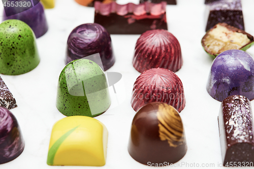 Image of Colorful chocolate candies