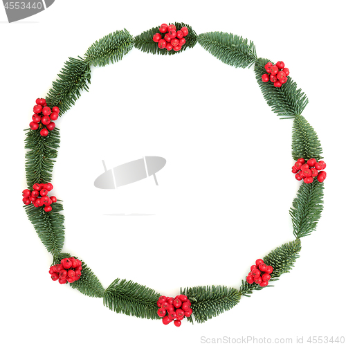Image of Holly and Fir Wreath 