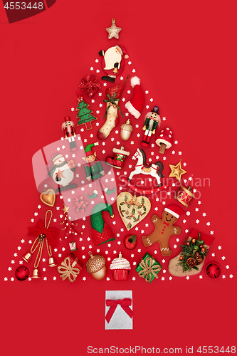 Image of Christmas Tree Abstract